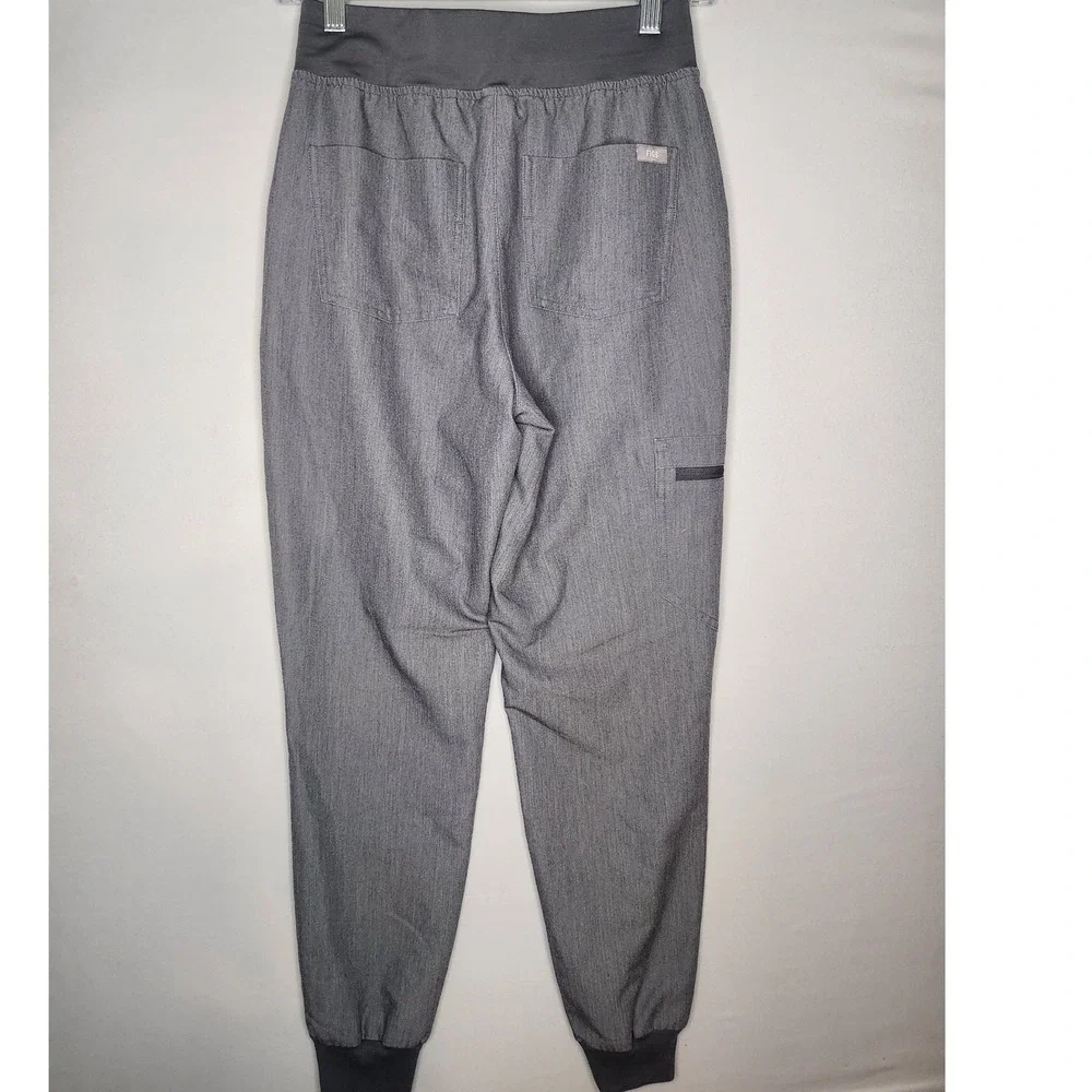 Figs Woman's Zamora Jogger Scrub Pants‎ XS Gray Hospital Uniform